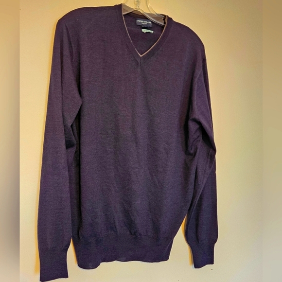 Peter Millar Collection Wool- Silk Blend Size Medium EUC - Picture 3 of 6